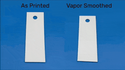 Vapor Smoothing Drip Test on MJF PA12-W