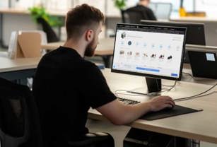 Man using RapidQuotes to order 3D printed part | Stratasys Direct