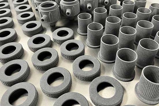 Multiple powder bed fusion SAF printed parts | Stratasys Direct