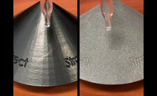 Stratasys Direct 3D printed part with vapor smoothing finishing