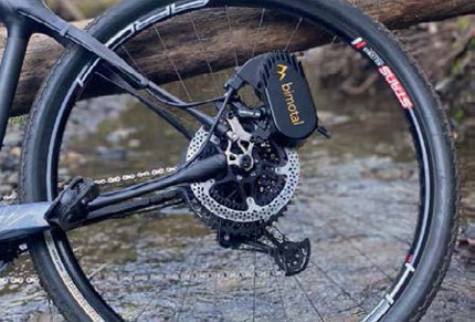 Bimotal installed on bike