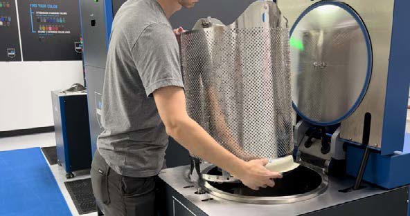 3D printed parts inserted to DM60 for coloring