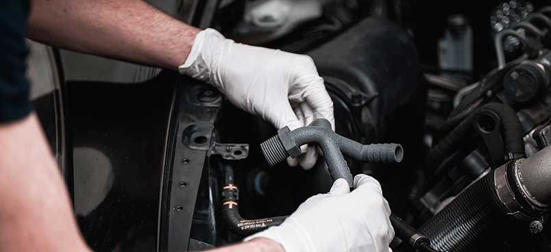 SAF 3D Printed Automotive Part