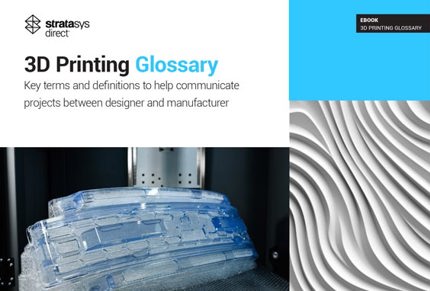 Stratasys Direct 3D Printing Glossary Cover for pdf
