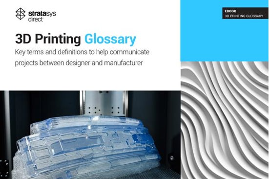 Stratasys Direct 3D Printing Glossary Cover for pdf