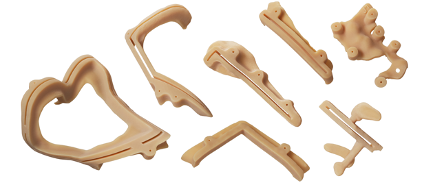 3D printed by Stratasys Direct surgical guides