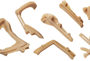 3D printed by Stratasys Direct surgical guides