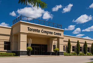 Image of Toronto Congress Centre where ADM 2025 will take place with Stratasys Direct in attendance.