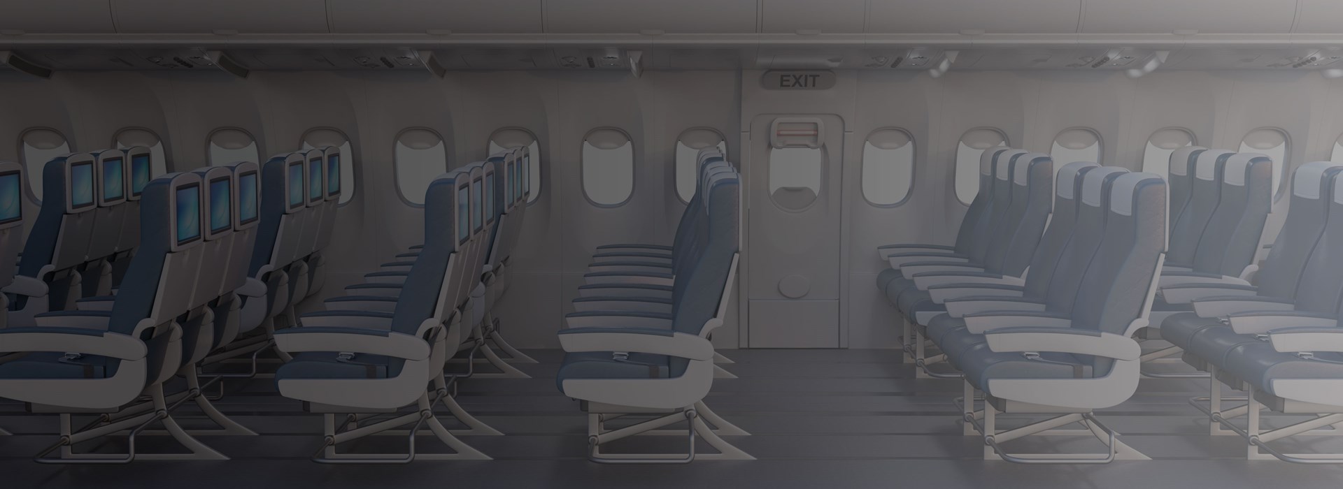 Stratasys Direct commercial airline side view of seats