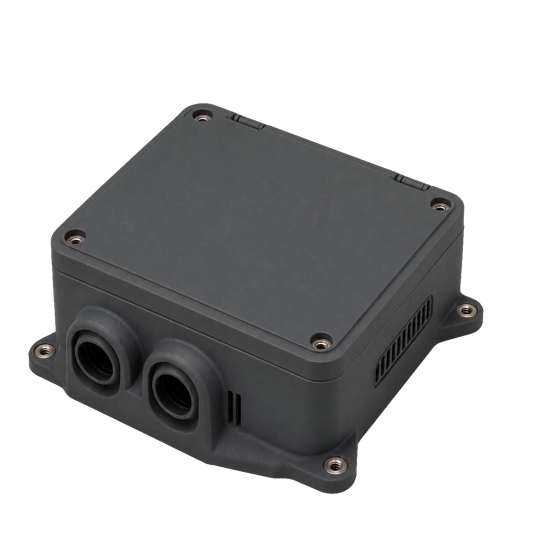 3D printed avionics box closed Stratasys Direct