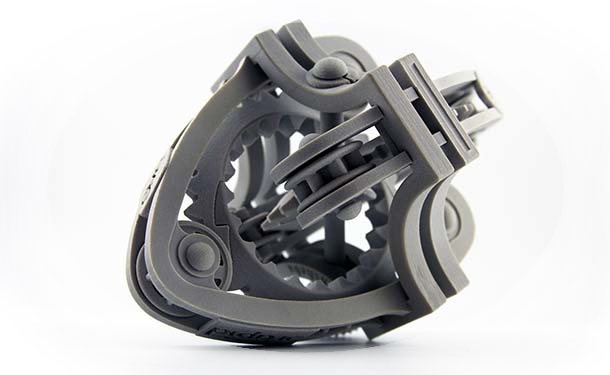 SLS laser sintering 3D Printed part Stratasys Direct