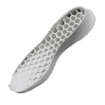 TEPU 50A VCJ 3D Printed shoe insert Inkbit | Stratasys Direct